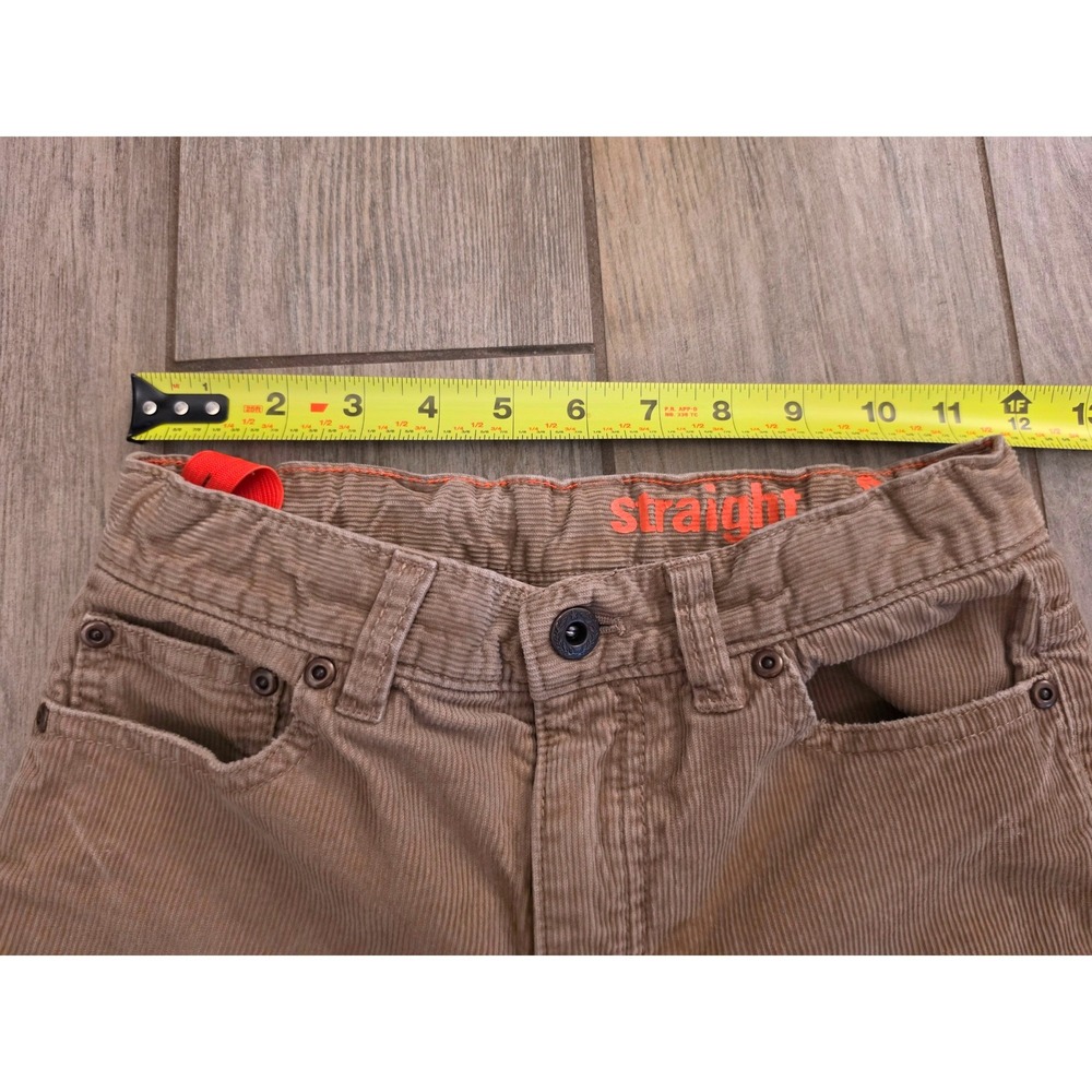 Crewcuts Boys Tan Corduroy Straight Leg Pants Adjustable Waist Khaki Size 8 - Picture 12 of 13
